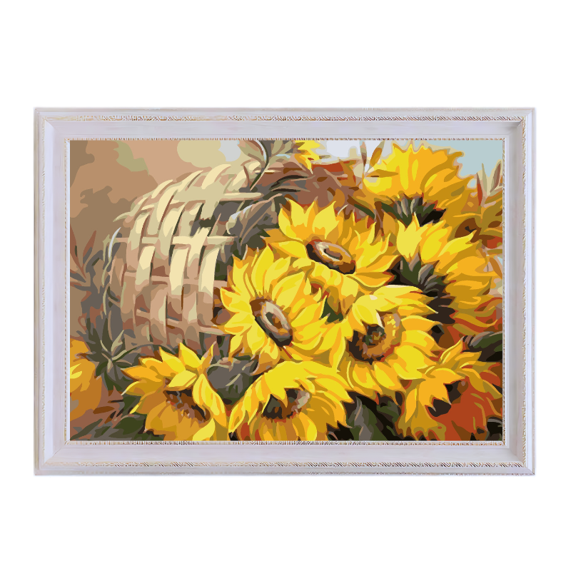 Sunflowers-Paint by Numbers