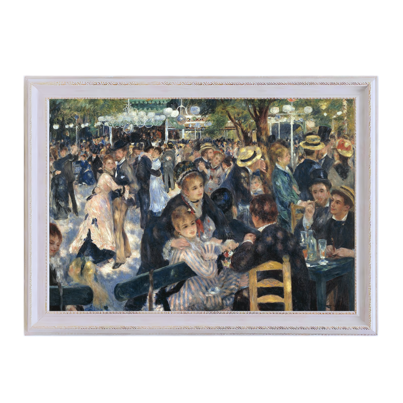 Bal du Moulin de la Galette (1876)-Pierre-Auguste Renoir-Paint by Numbers