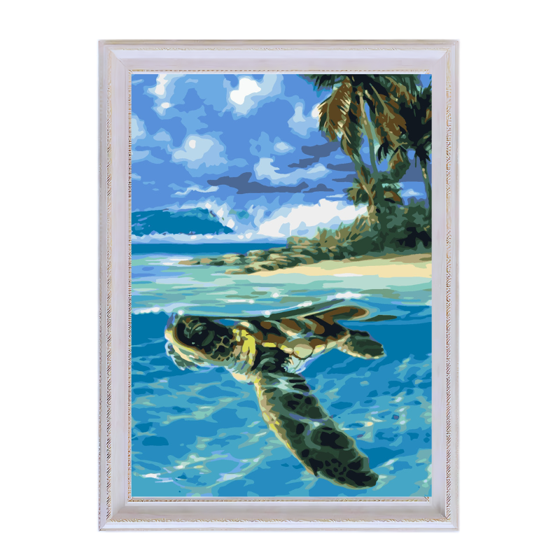 Sea Turtle-Paint by Numbers