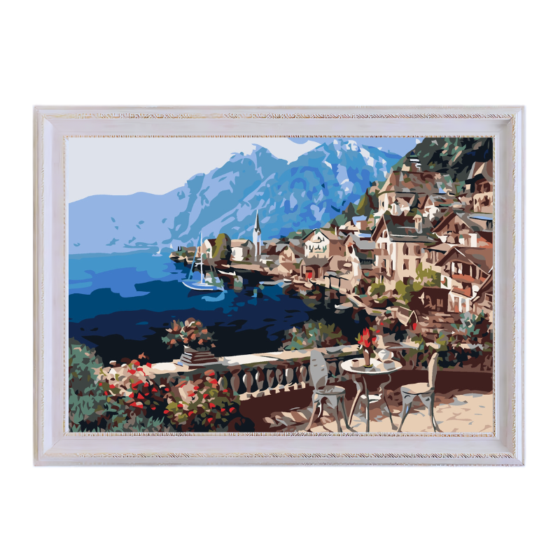 Hallstatt Austria-Paint by Numbers