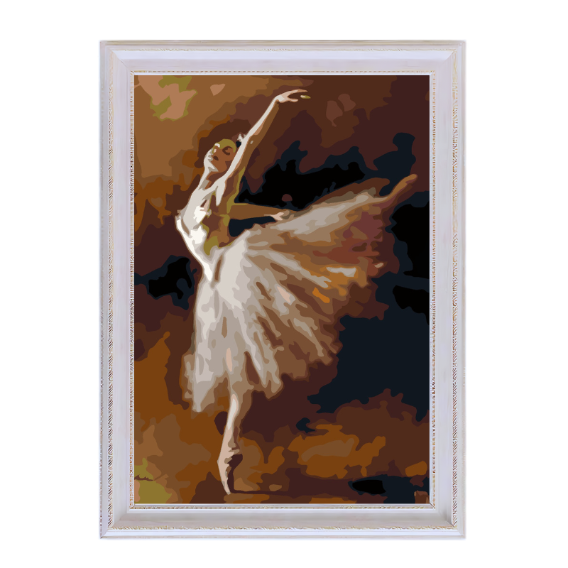 Ballet Dancer-Paint by Numbers