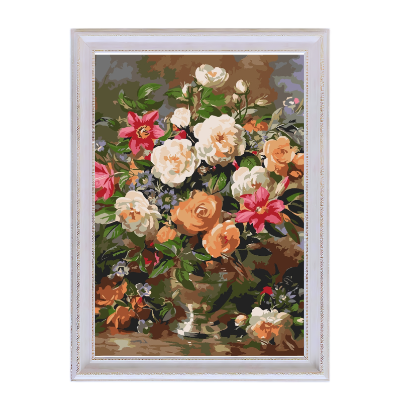 Elegant Bouquet-Paint by Numbers