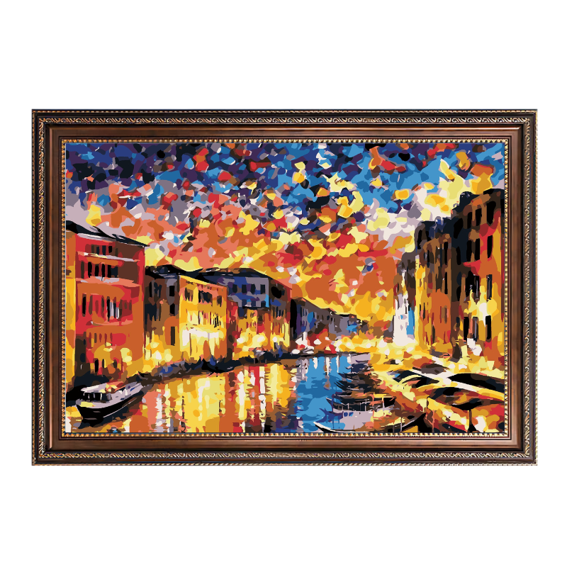 Venice Grand Canal-Leonid Afremov-Paint by Numbers