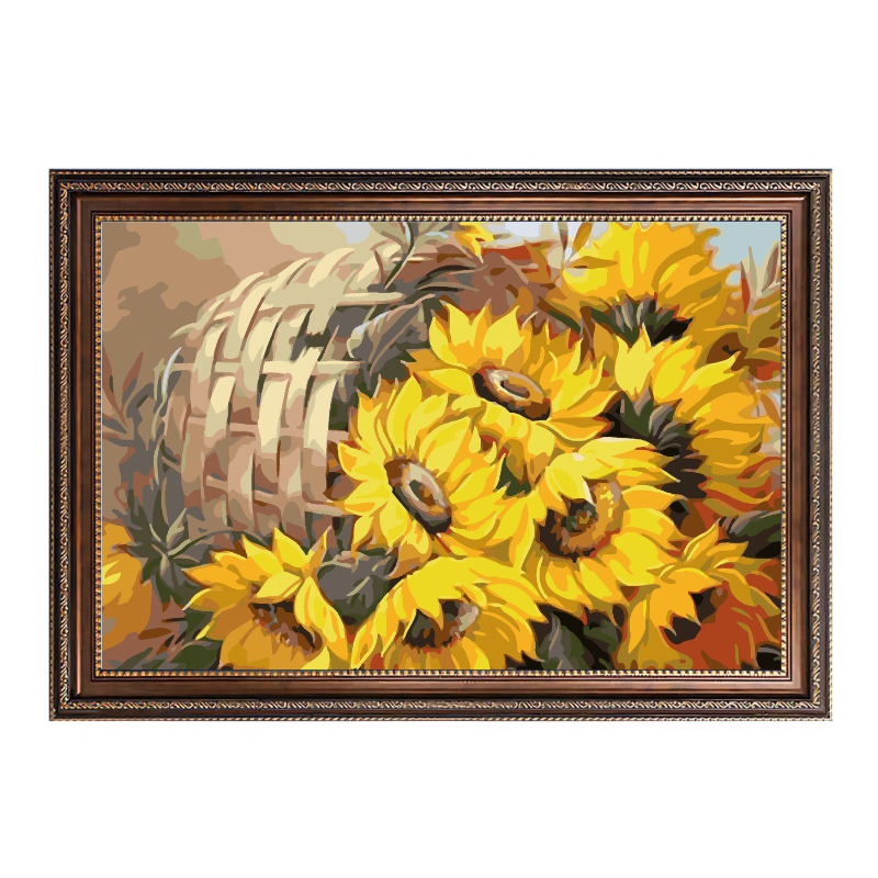 Sunflowers-Paint by Numbers