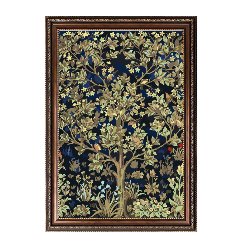 Tree of Life-William Morris-Paint by Numbers