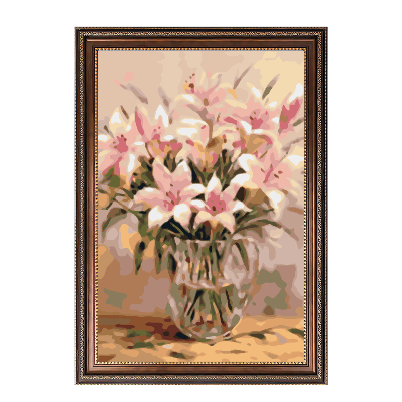 Lily Flowers-Paint by Numbers