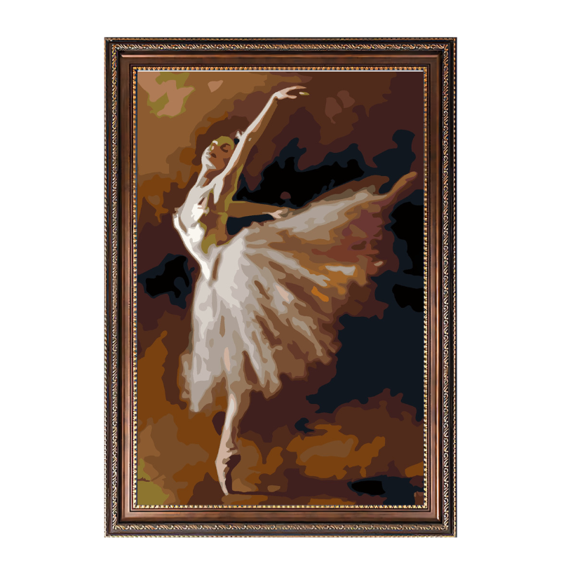 Ballet Dancer-Paint by Numbers