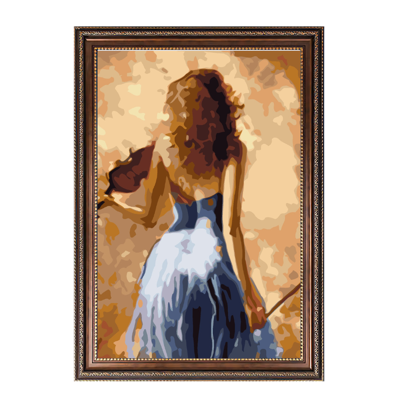 A Violinist-Paint by Numbers