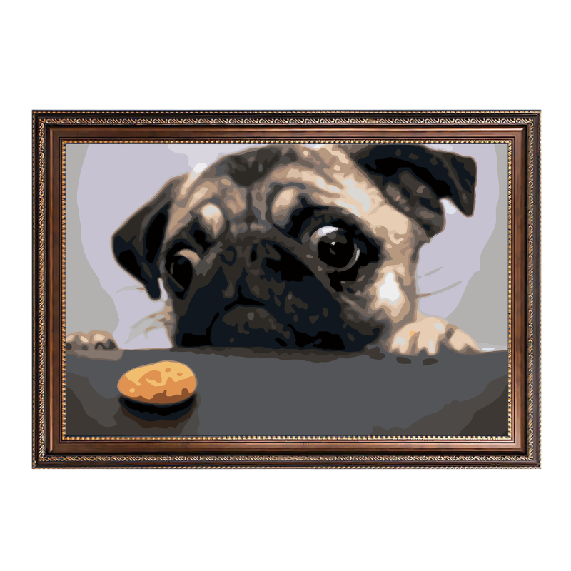 A Pug-Paint by Numbers