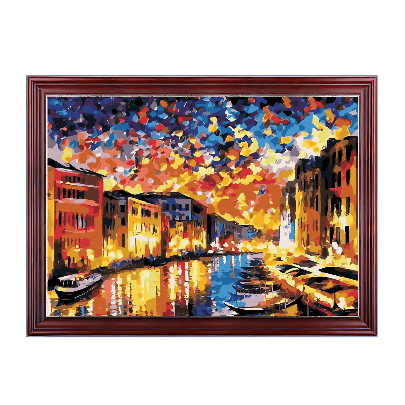 Venice Grand Canal-Leonid Afremov-Paint by Numbers