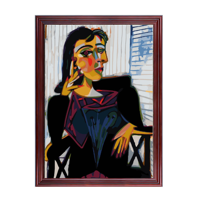 Portrait of Dora Maar, 1937-Pablo Picasso-Paint by Numbers