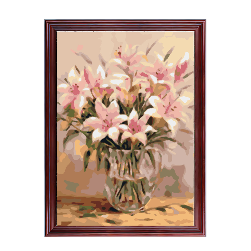 Lily Flowers-Paint by Numbers