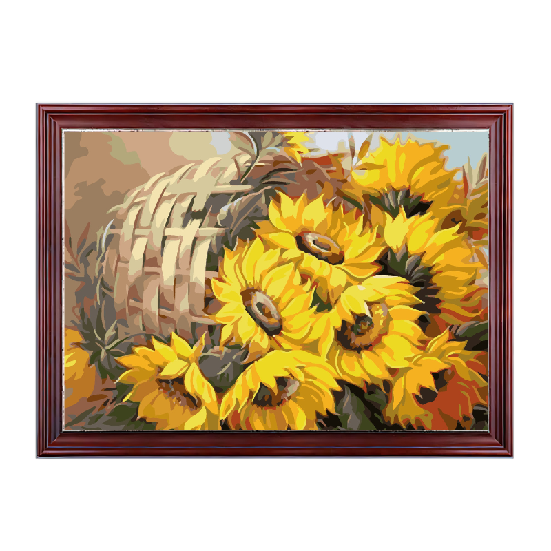 Sunflowers-Paint by Numbers