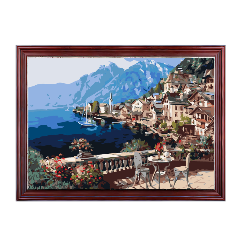 Hallstatt Austria-Paint by Numbers