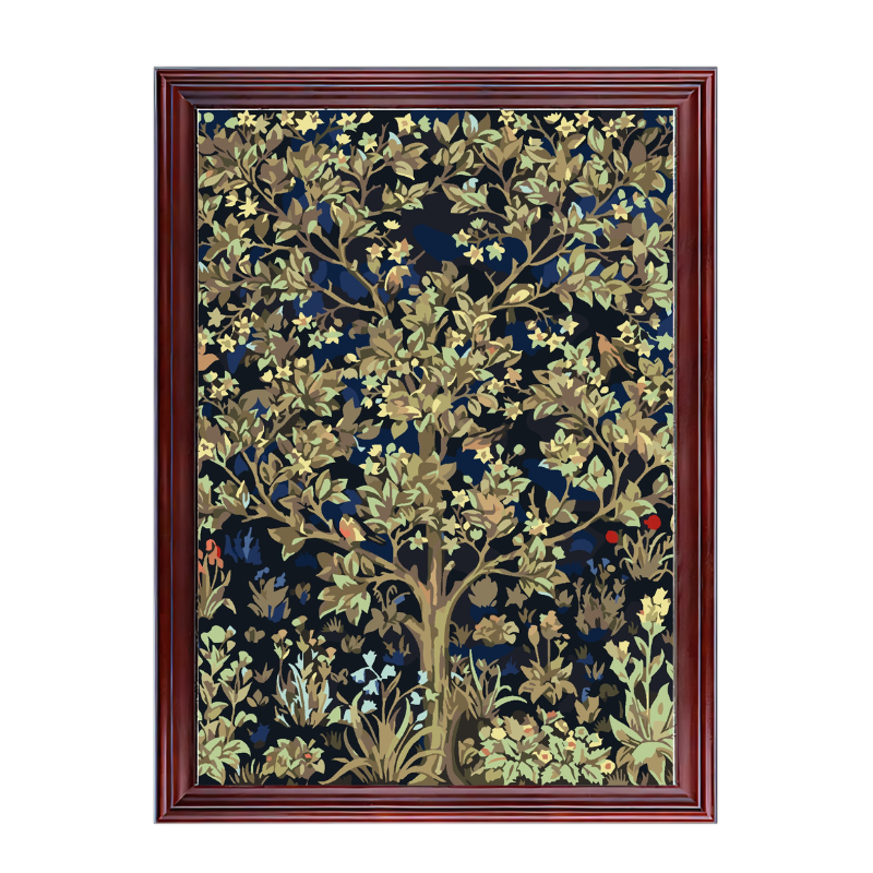 Tree of Life-William Morris-Paint by Numbers