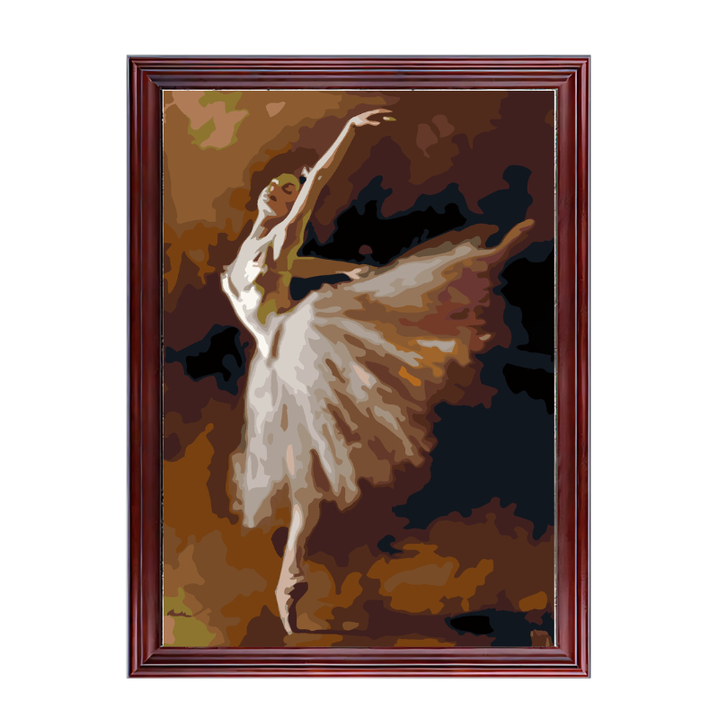 Ballet Dancer-Paint by Numbers