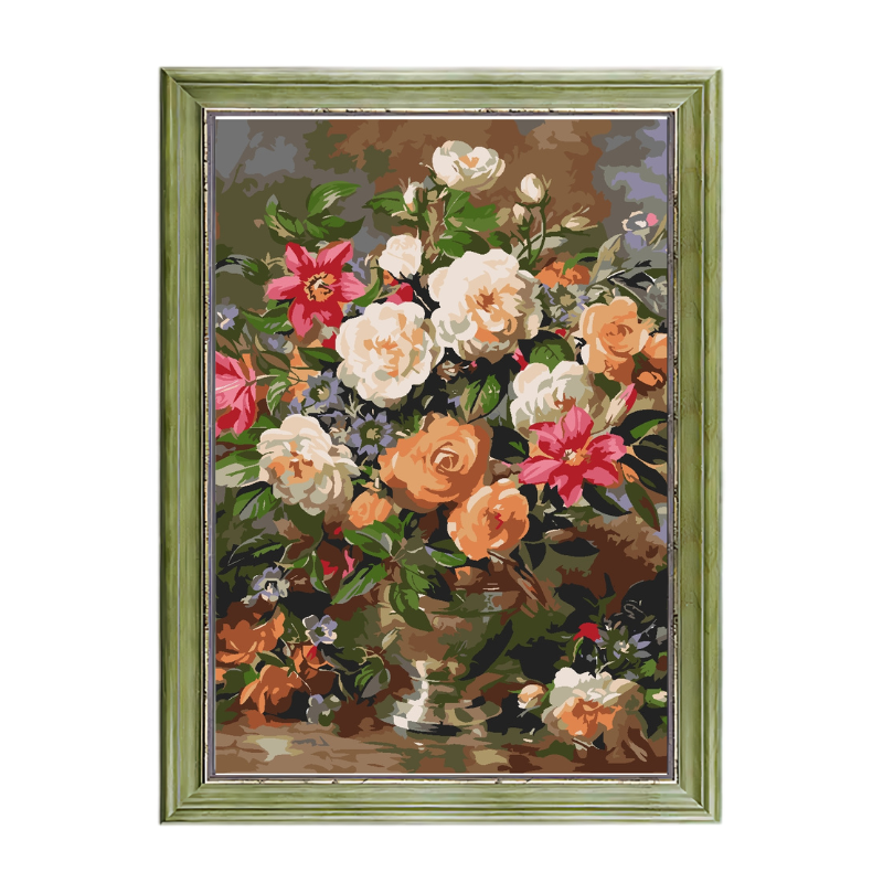 Elegant Bouquet-Paint by Numbers