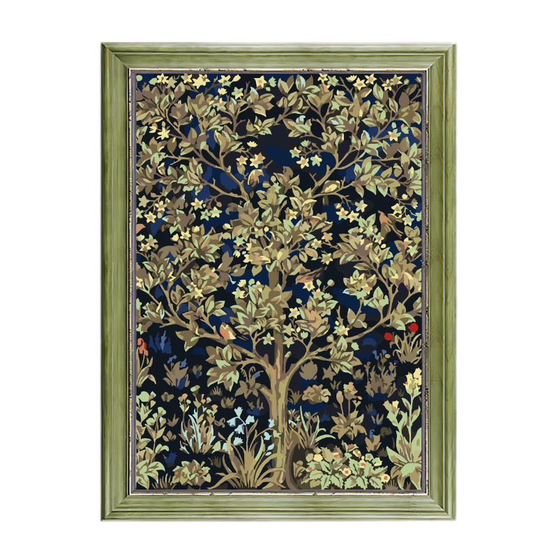 Tree of Life-William Morris-Paint by Numbers