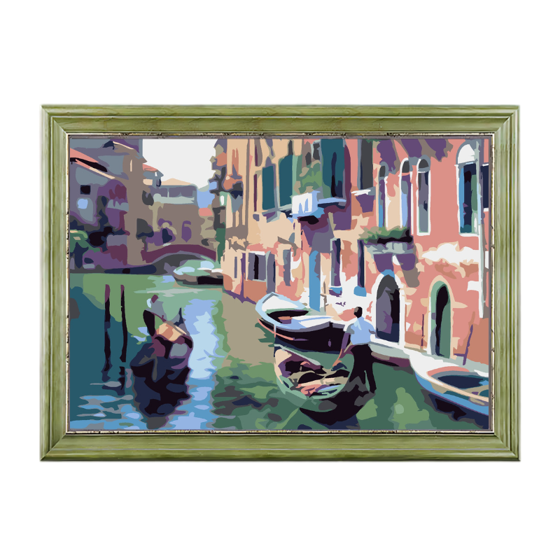 Canals of Venice-Paint by Numbers