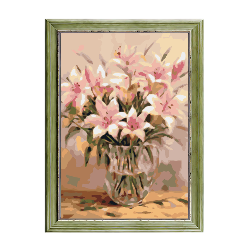 Lily Flowers-Paint by Numbers