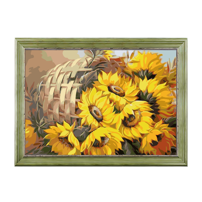 Sunflowers-Paint by Numbers