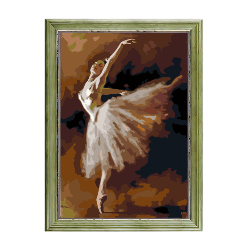 Ballet Dancer-Paint by Numbers