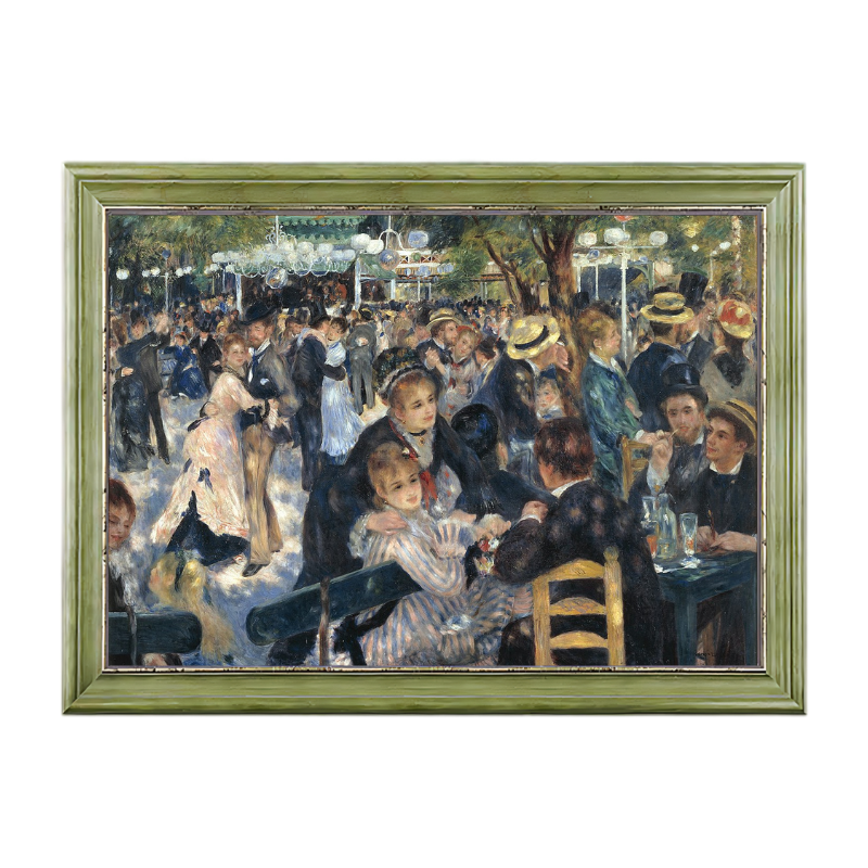 Bal du Moulin de la Galette (1876)-Pierre-Auguste Renoir-Paint by Numbers