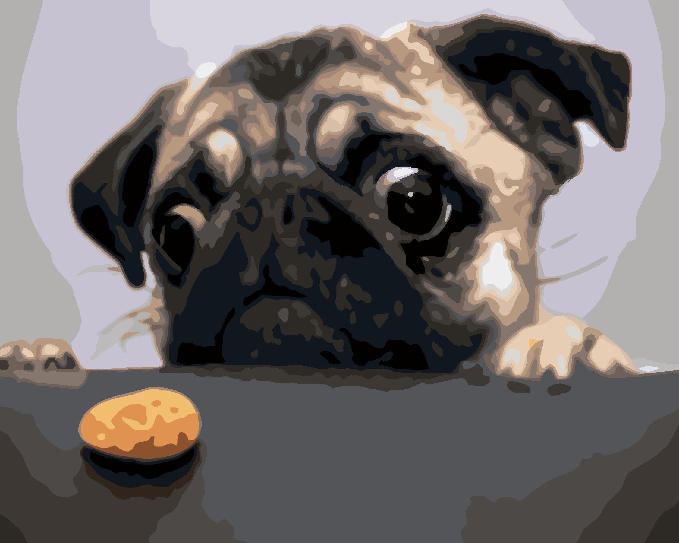 A Pug-Paint by Numbers