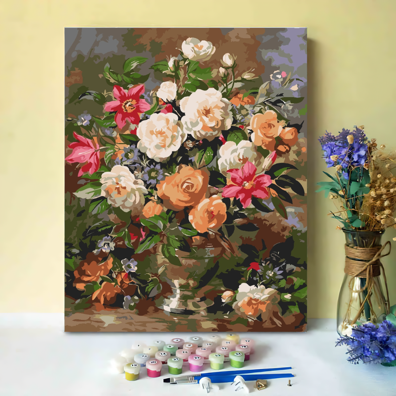 Elegant Bouquet-Paint by Numbers