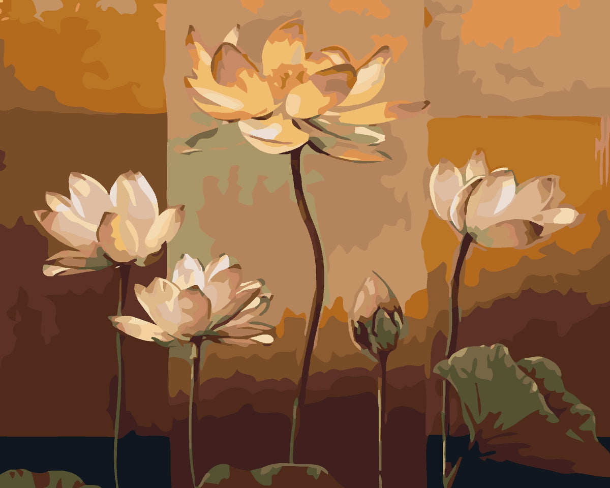 Lotus Flower-Paint by Numbers